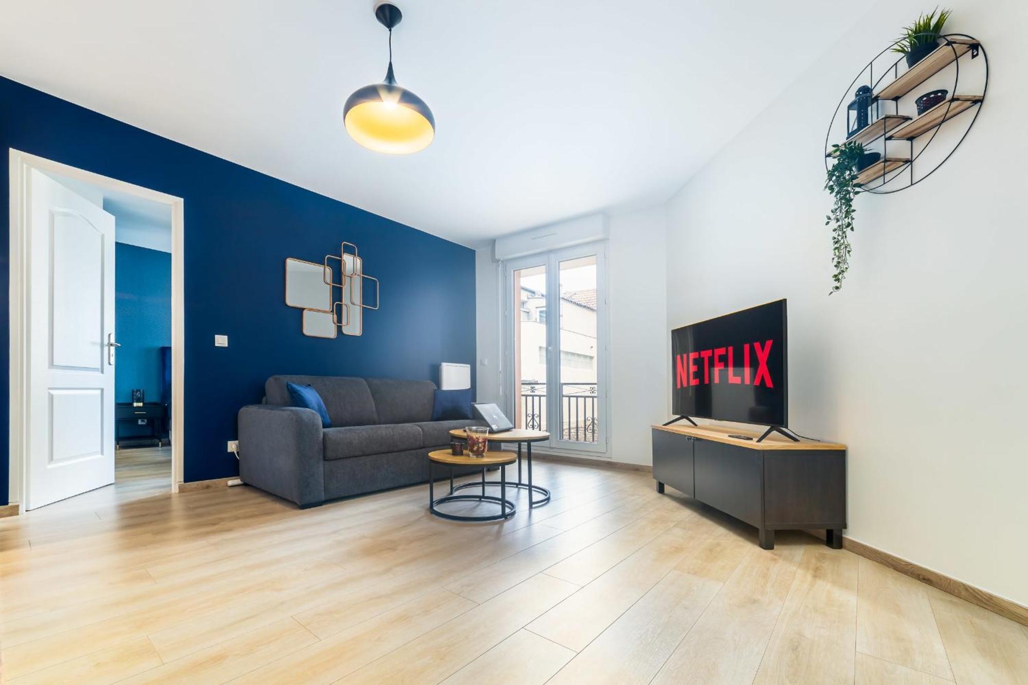 Appartement L'Ilot Bleu Paradis Мелюн Екстериор снимка