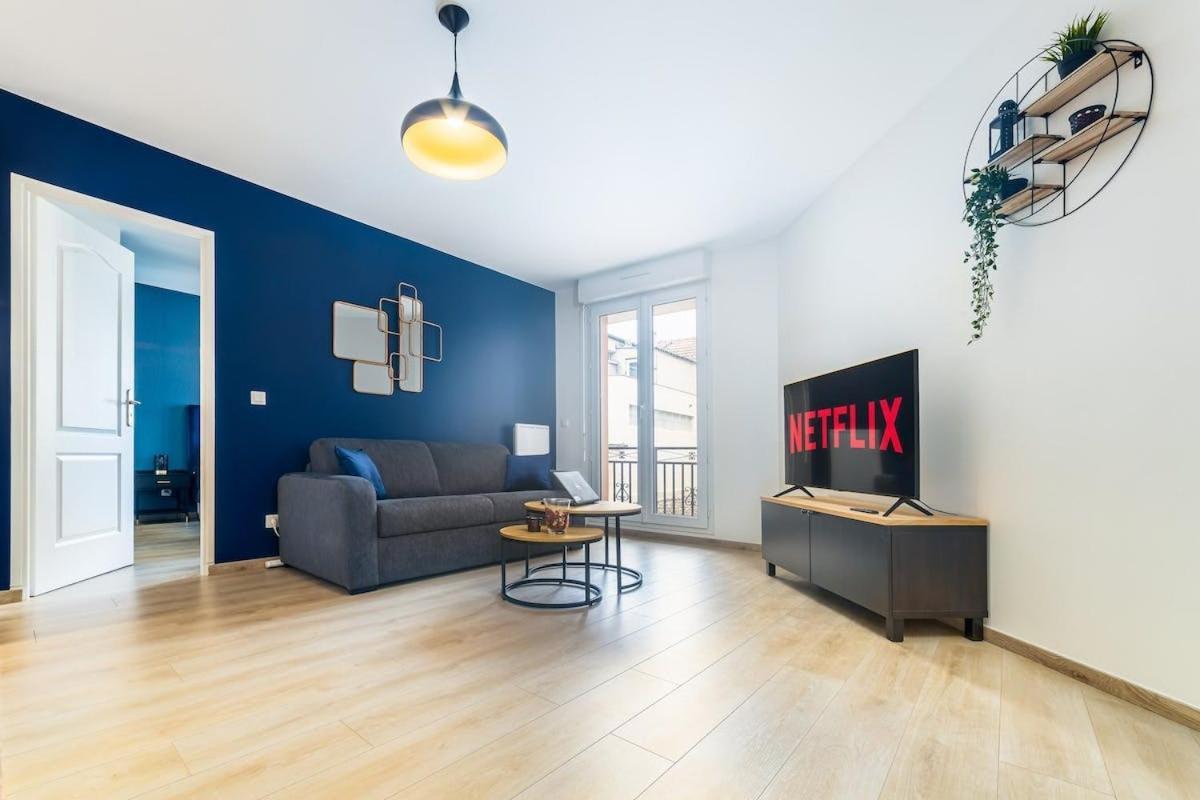 Appartement L'Ilot Bleu Paradis Мелюн Екстериор снимка